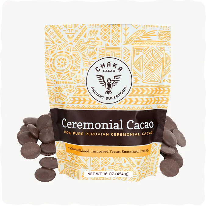 Chaka Cacao Peruvian ceremonial cacao, 1 lb bag